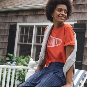 NWT The Corey Short-Sleeve Game Day Boxy Tee by Maeve